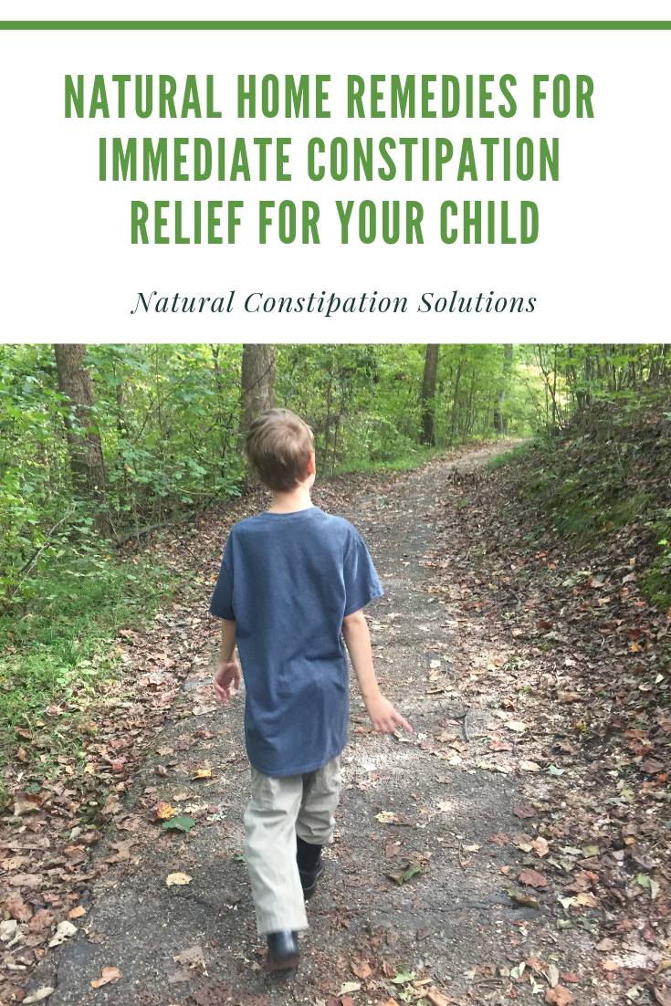 Natural Home Remedies For Immediate Constipation Relief For Your Child